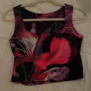 FLOWER PRINT TANK